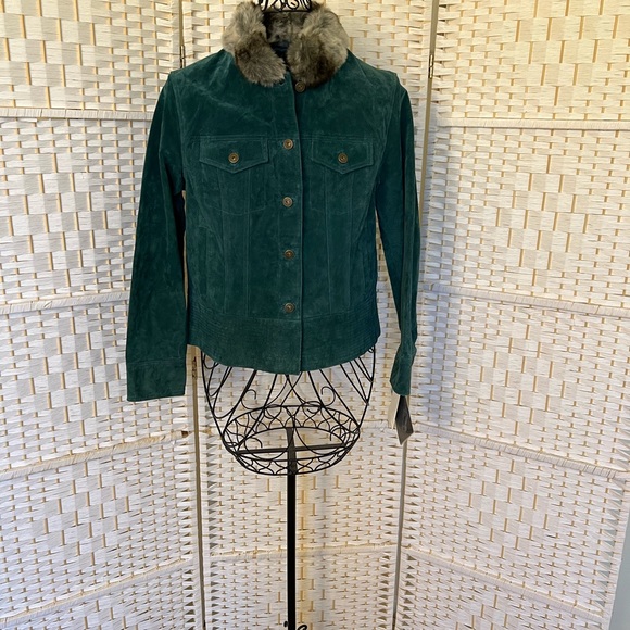 ✅🆕 leather,genuine , soft suede Lewis classic jacket/ coat. Size: XS - Picture 3 of 13